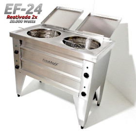 Fritadeira Dupla  - EF24 20.000 Watts - Reativada - Água e Óleo